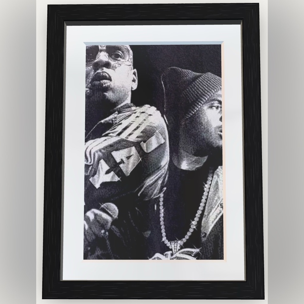 Nas & Jay Z Unframed Print